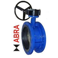 Затвор поворотный фланцевый ABRA-BUV-FL226D700G Ду700 Ру16 с редуктором